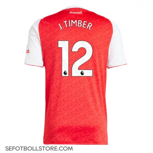 Arsenal Jurrien Timber #12 Replika Hemmatröja 2025-26 Kortärmad